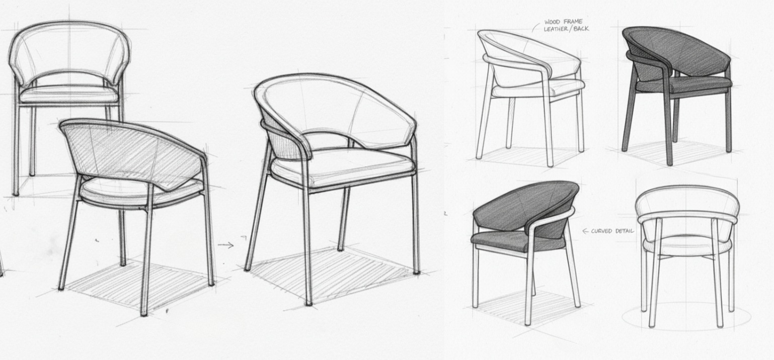 crea lounge chair prototype